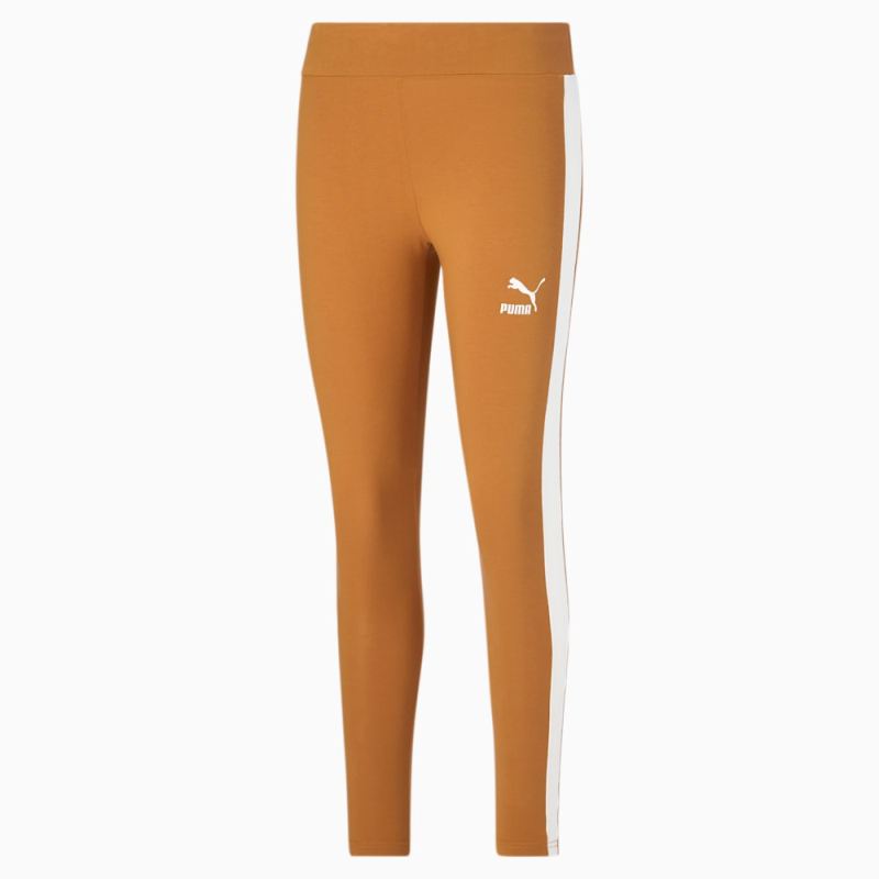 Puma | Women's Iconic T7 Leggings - Desert Tan