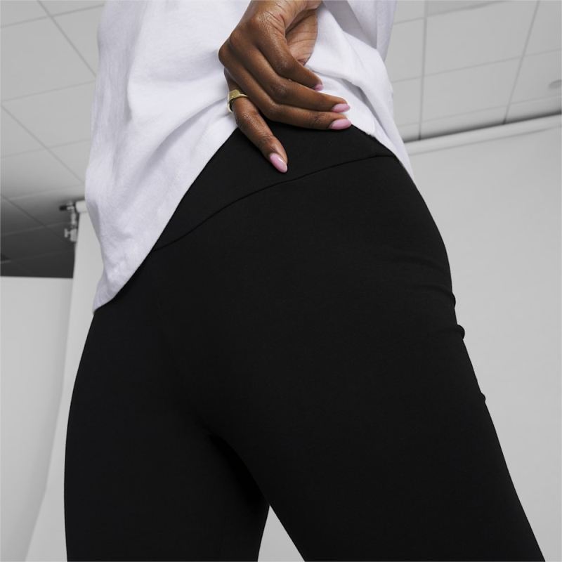 Puma | Women's Essentials 3/4 Logo Leggings - Black