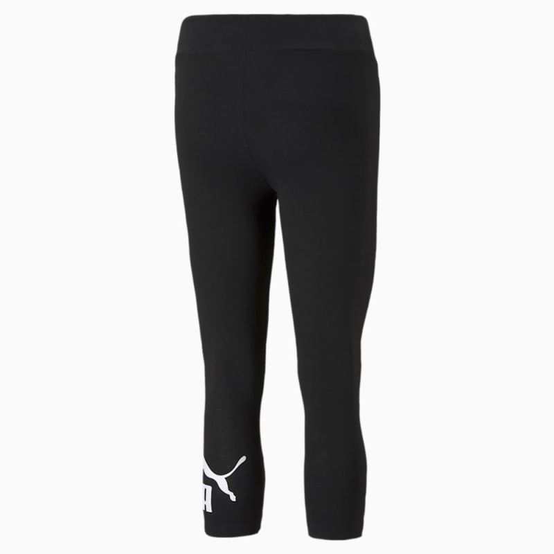 Puma | Women's Essentials 3/4 Logo Leggings - Black