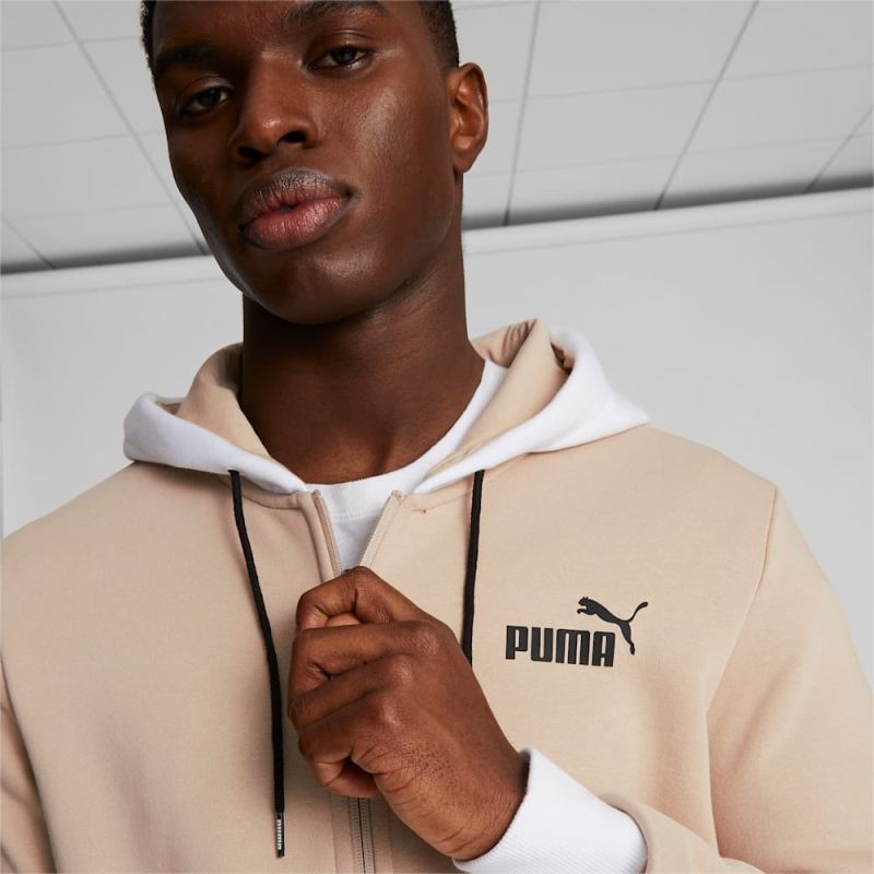 Puma | Men's Colorblock Hoodie - Granola