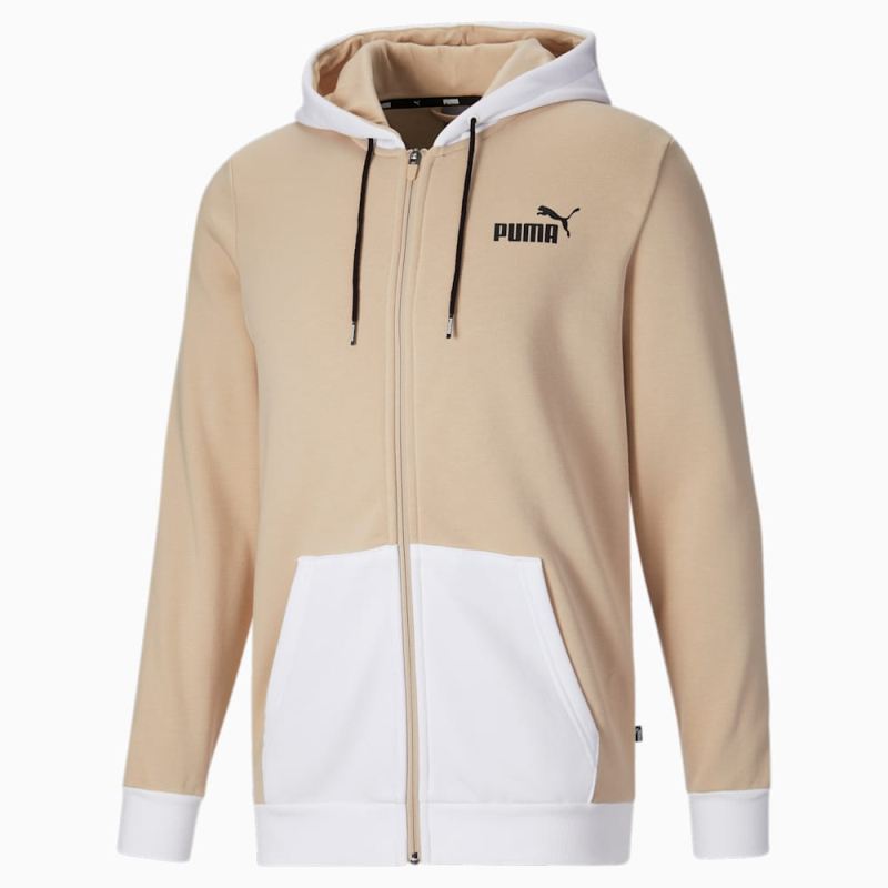 Puma | Men's Colorblock Hoodie - Granola