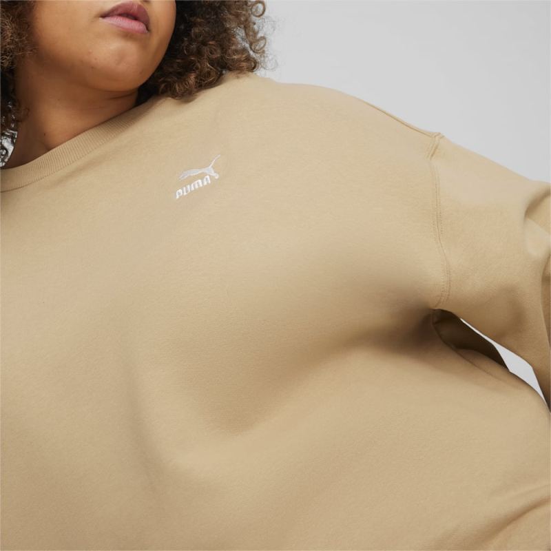 Puma | Women's BETTER CLASSICS Relaxed Crew - Prairie Tan