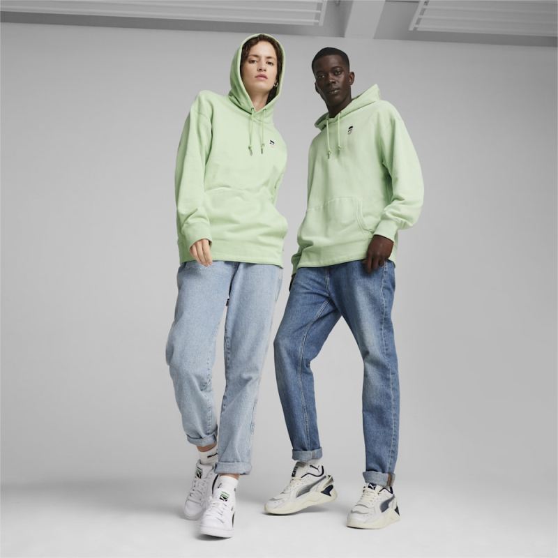 Puma | Men's DOWNTOWN 180 Hoodie - Pure Green