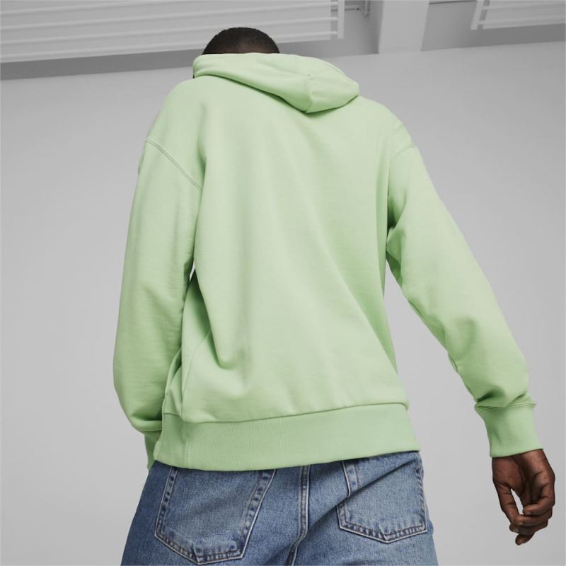 Puma | Men's DOWNTOWN 180 Hoodie - Pure Green