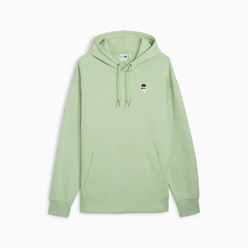 Puma | Men's DOWNTOWN 180 Hoodie - Pure Green