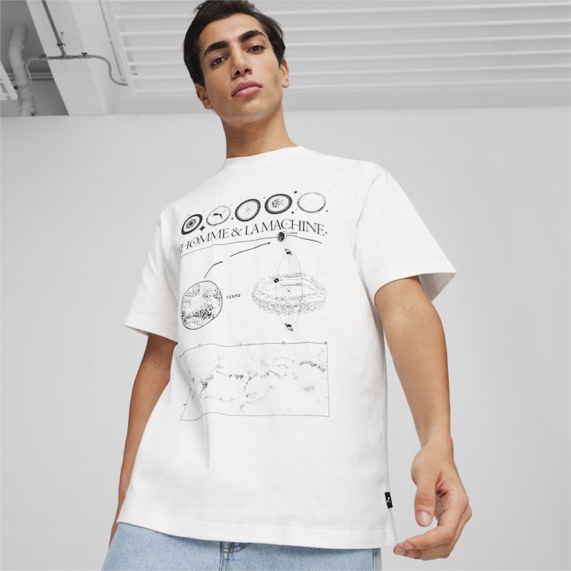 Puma | Men's GRAPHICS L'Homme La Machine Tee - White