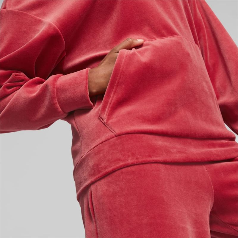 Puma | Women's ESS+ Hoodie - Astro Red