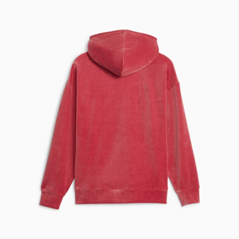 Puma | Women's ESS+ Hoodie - Astro Red