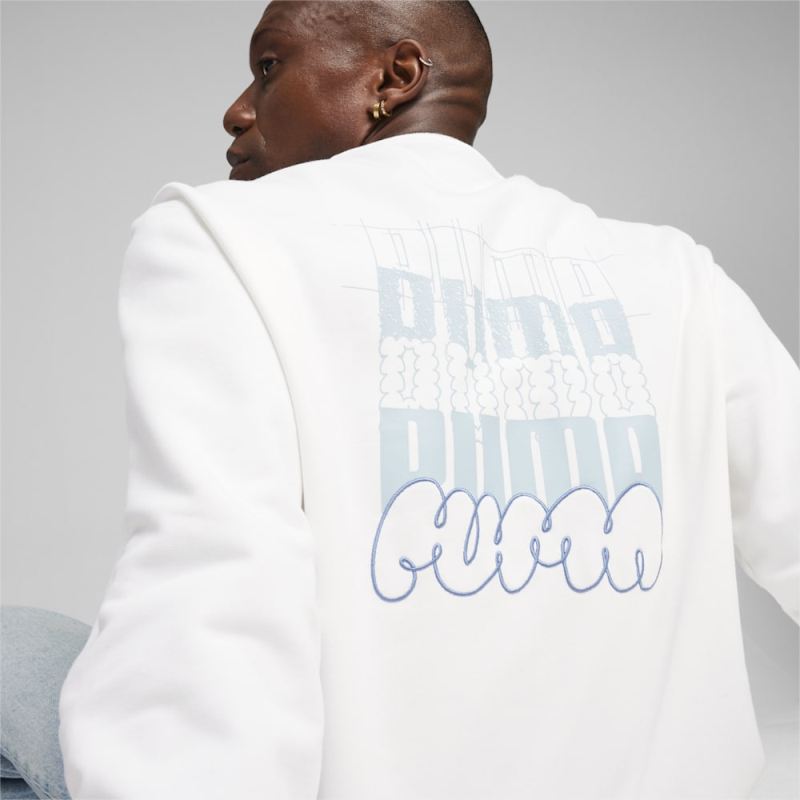 Puma | Men's BRAND LOVE Crew - White