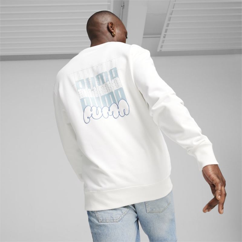 Puma | Men's BRAND LOVE Crew - White