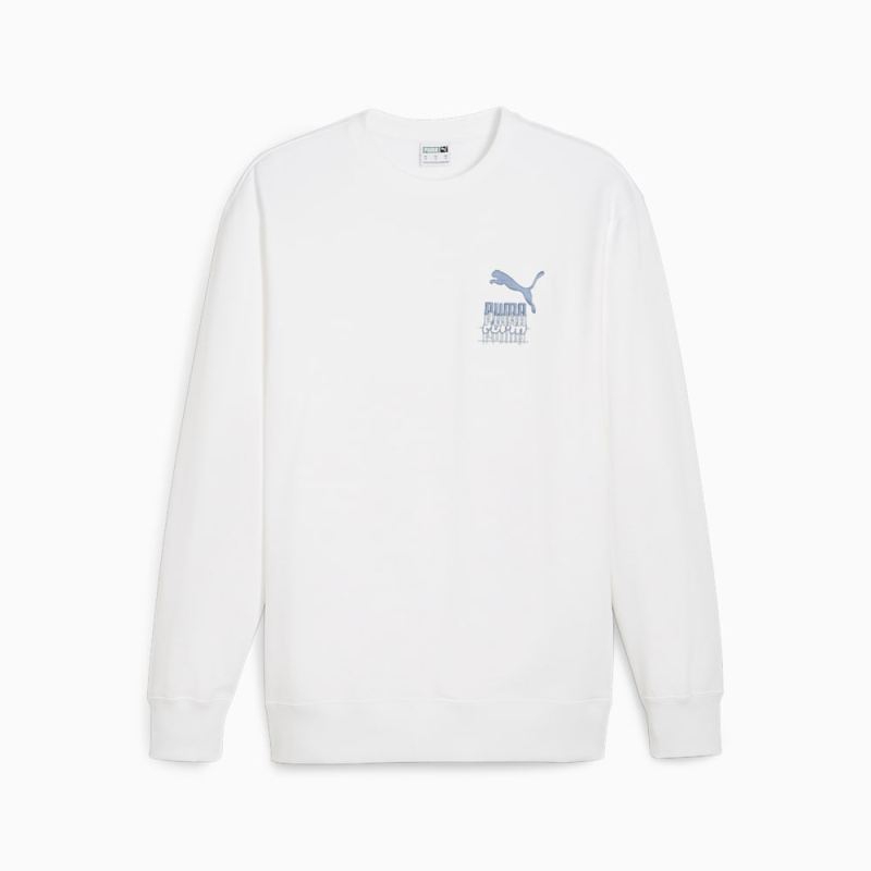 Puma | Men's BRAND LOVE Crew - White