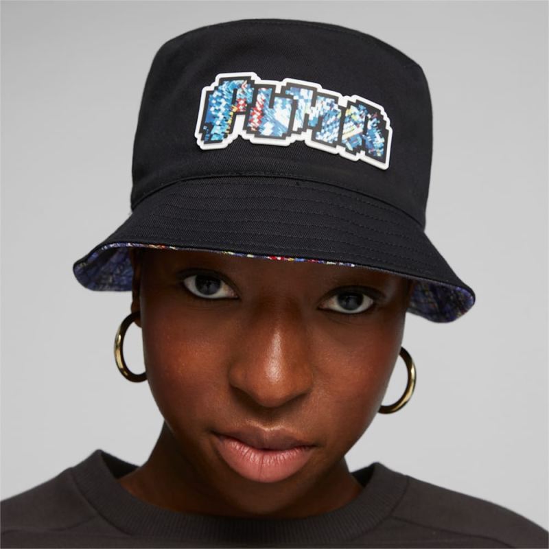 Puma | Women's Hometown Heroes Tokyo Reversible Bucket Hat - Black