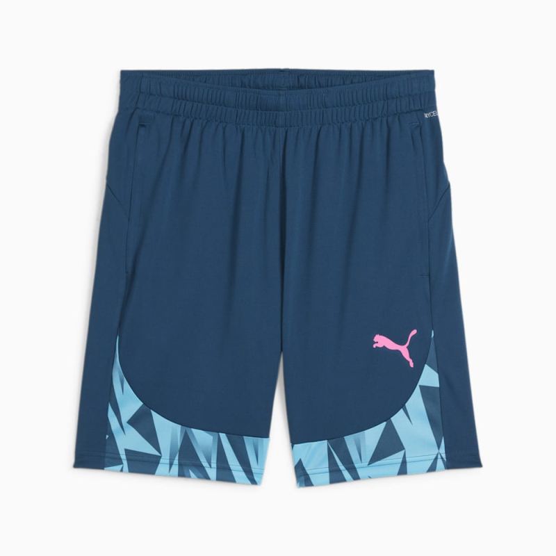 Puma | Men's individualFINAL Soccer Shorts - Ocean Tropic-Bright Aqua