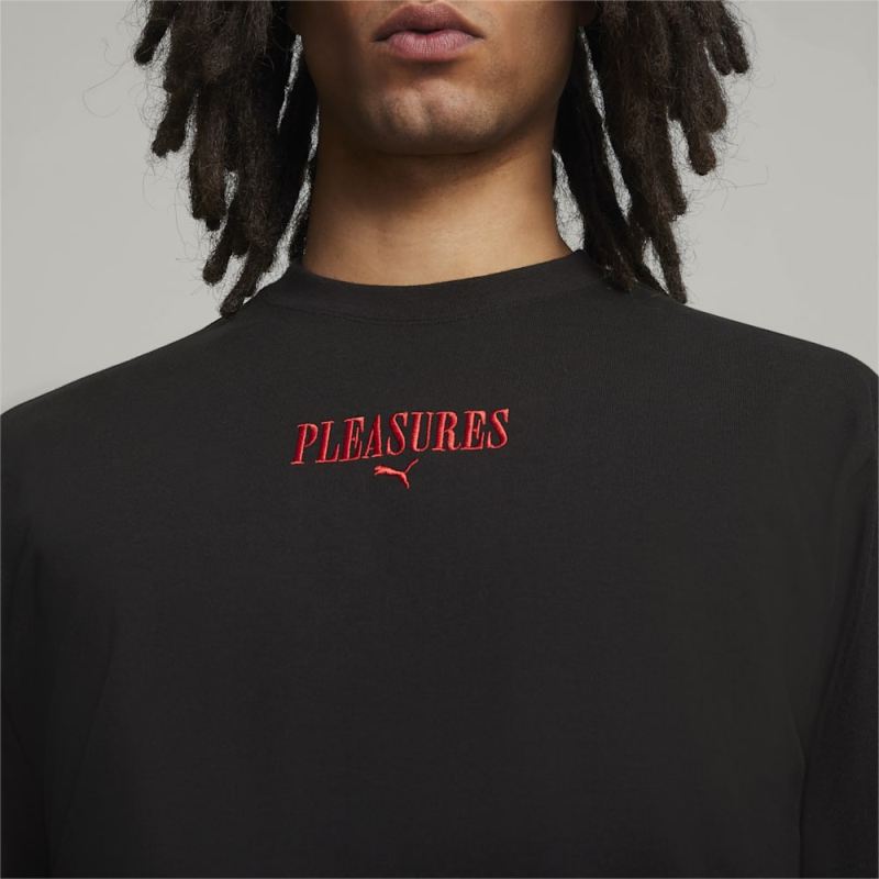 Puma | Men's x PLEASURES Graphic Tee - Black