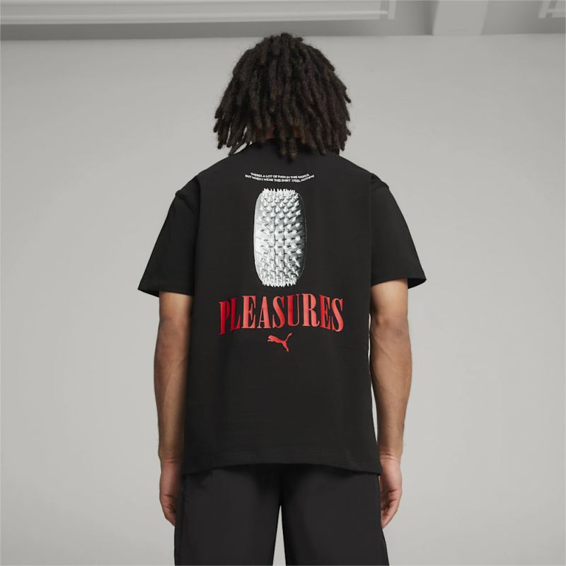 Puma | Men's x PLEASURES Graphic Tee - Black