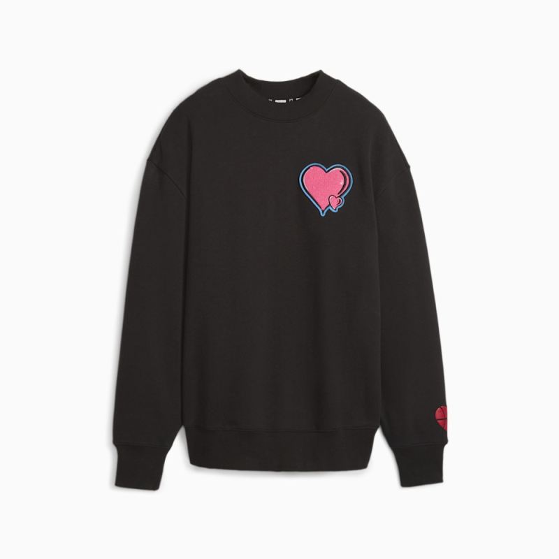 Puma | Women's Whole Lotta Love Basketball Sweatshirt - Black