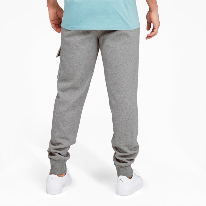 Puma | Men's Essentials Cargo Pants - Medium Gray Heather