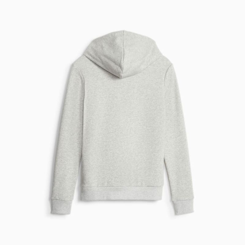 Puma | Women's ESS+ LOGO LAB Hoodie - Light Gray Heather