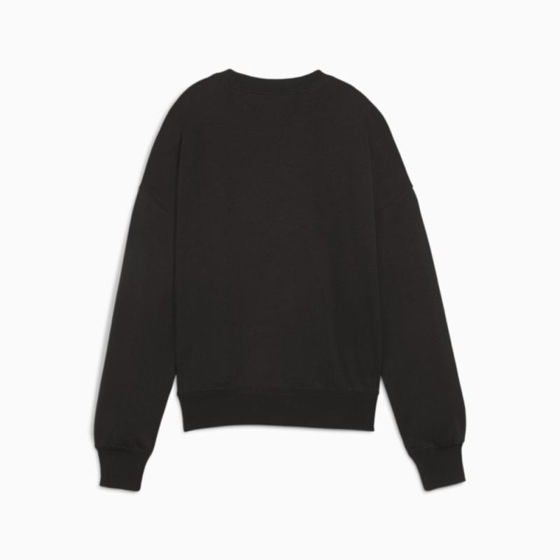 Puma | Women's DOWNTOWN Oversized Crew - Black