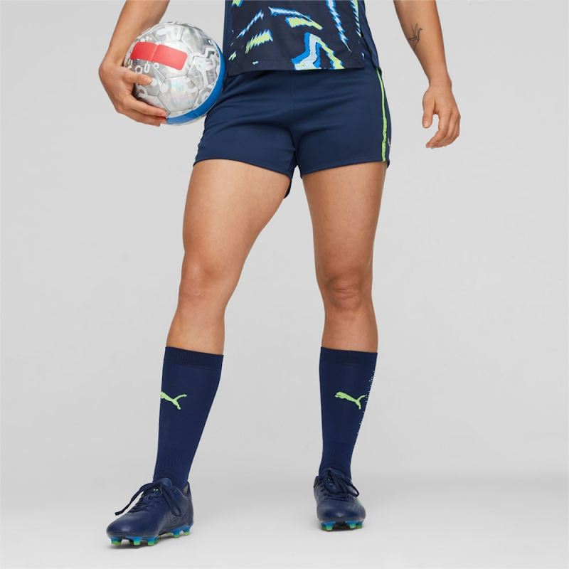 Puma | Women's individualBLAZE Soccer Shorts - Persian Blue-Pro Green