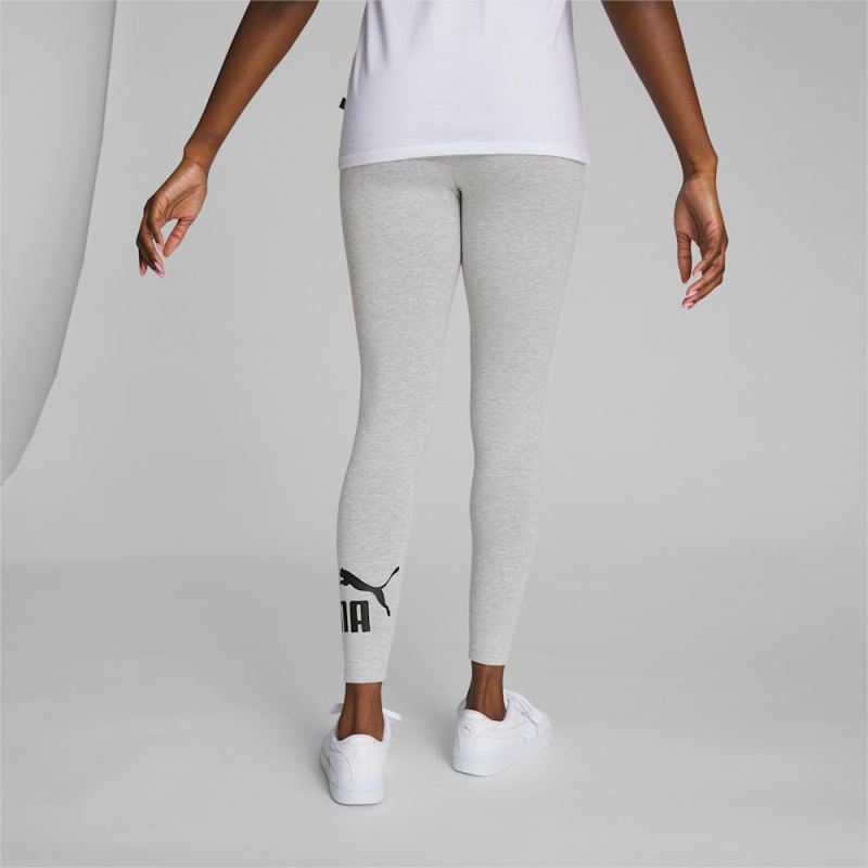 Puma | Women's Essentials Logo Leggings - Light Gray Heather