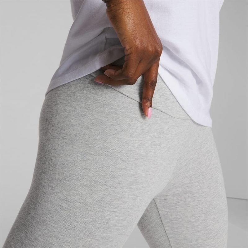 Puma | Women's Essentials Logo Leggings - Light Gray Heather