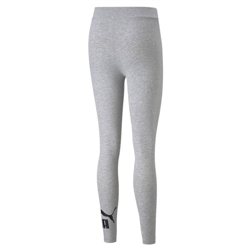 Puma | Women's Essentials Logo Leggings - Light Gray Heather