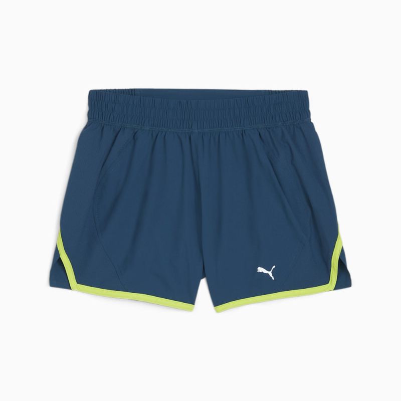 Puma | Women's Run Velocity ULTRAWEAVE 4" Running Shorts - Ocean Tropic