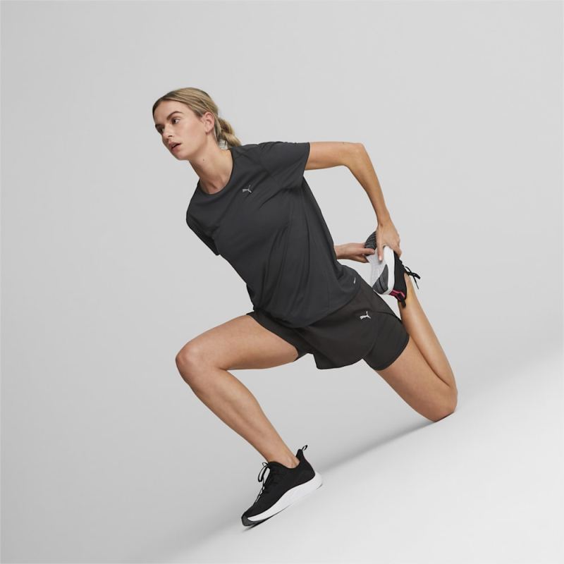 Puma | Women's Run Favorite Woven 2-in-1 Running Shorts - Black