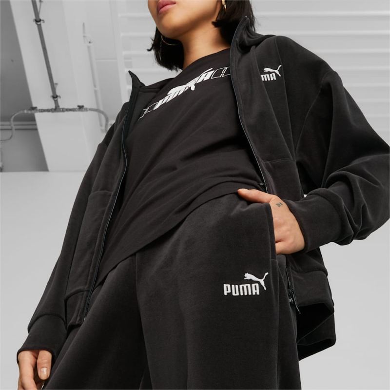 Puma | Women's Essentials Elevated Straight Leg Pants - Black