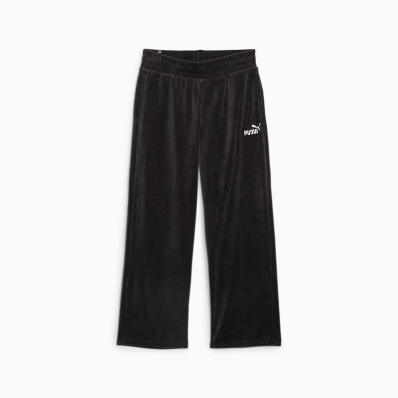 Puma | Women's Essentials Elevated Straight Leg Pants - Black