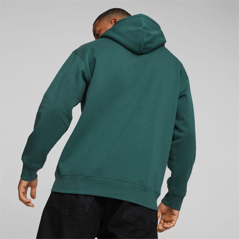 Puma | Men's CLASSICS CAFE Puma | Men's Hoodie - Malachite