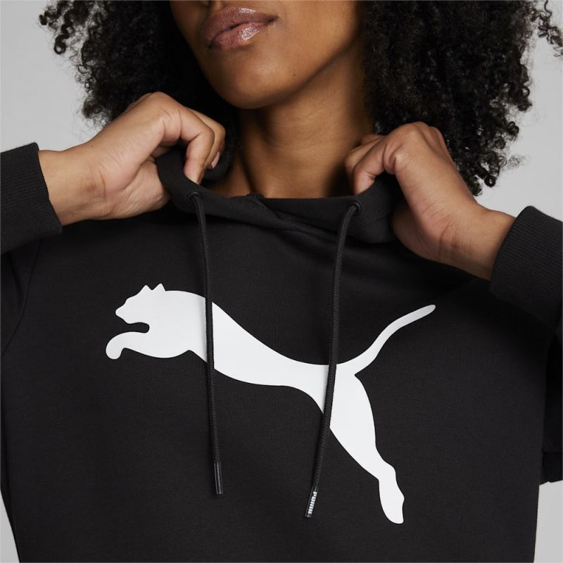 Puma | Women's Essentials Big Cat Logo Hoodie - Black