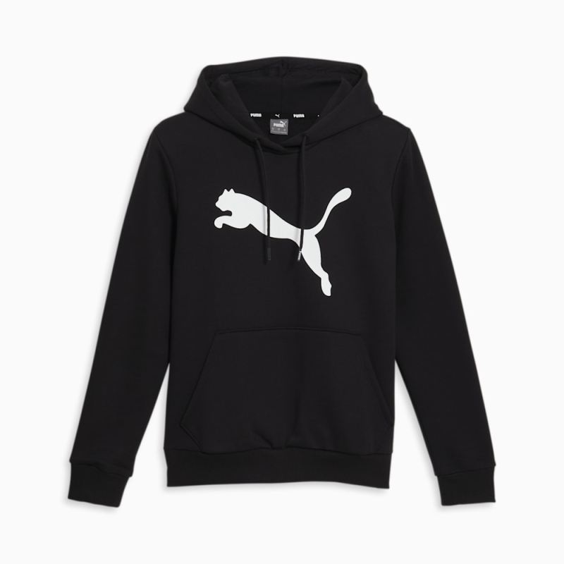 Puma | Women's Essentials Big Cat Logo Hoodie - Black