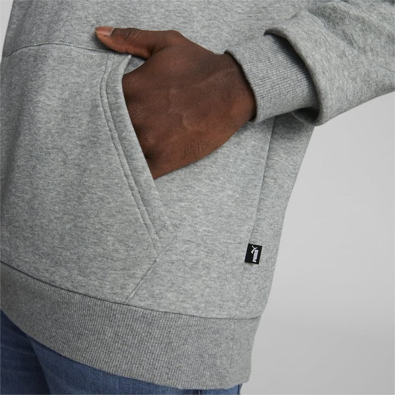 Puma | Men's Big Cat Logo Hoodie - Medium Gray Heather