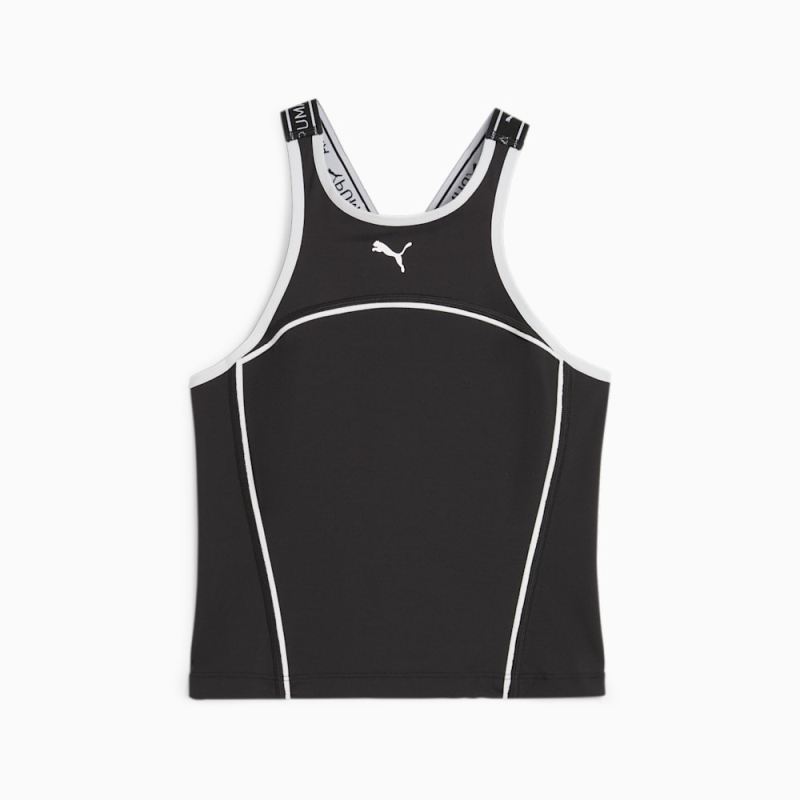 Puma | Women's FIT TRAIN STRONG Fitted Tank - Black - Click Image to Close