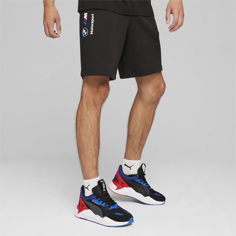 Puma | Men's BMW M Motorsport ESS Sweat Shorts - Black