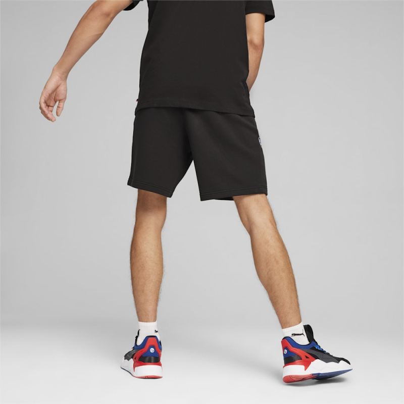 Puma | Men's BMW M Motorsport ESS Sweat Shorts - Black