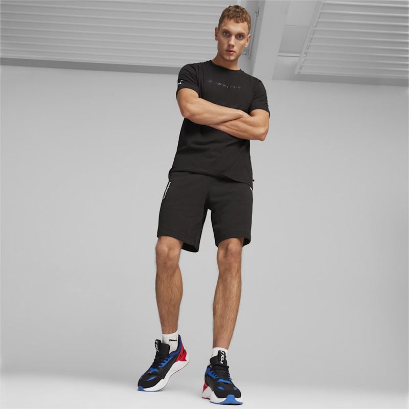 Puma | Men's BMW M Motorsport ESS Sweat Shorts - Black