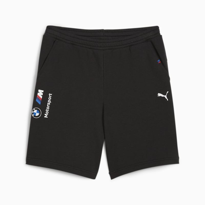 Puma | Men's BMW M Motorsport ESS Sweat Shorts - Black