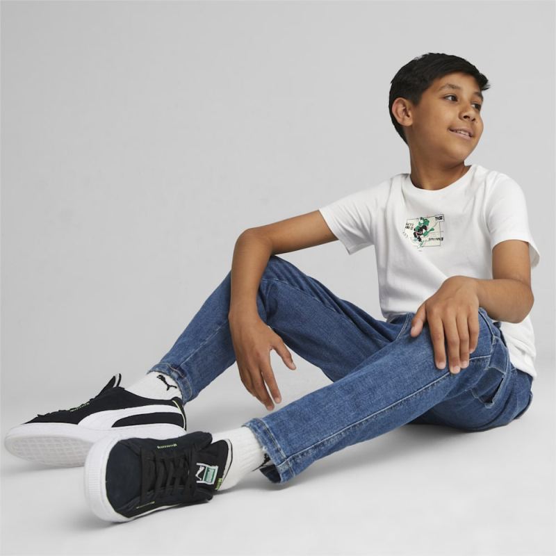 Puma | Boys Classics SUPER Puma | Boys Tee - White