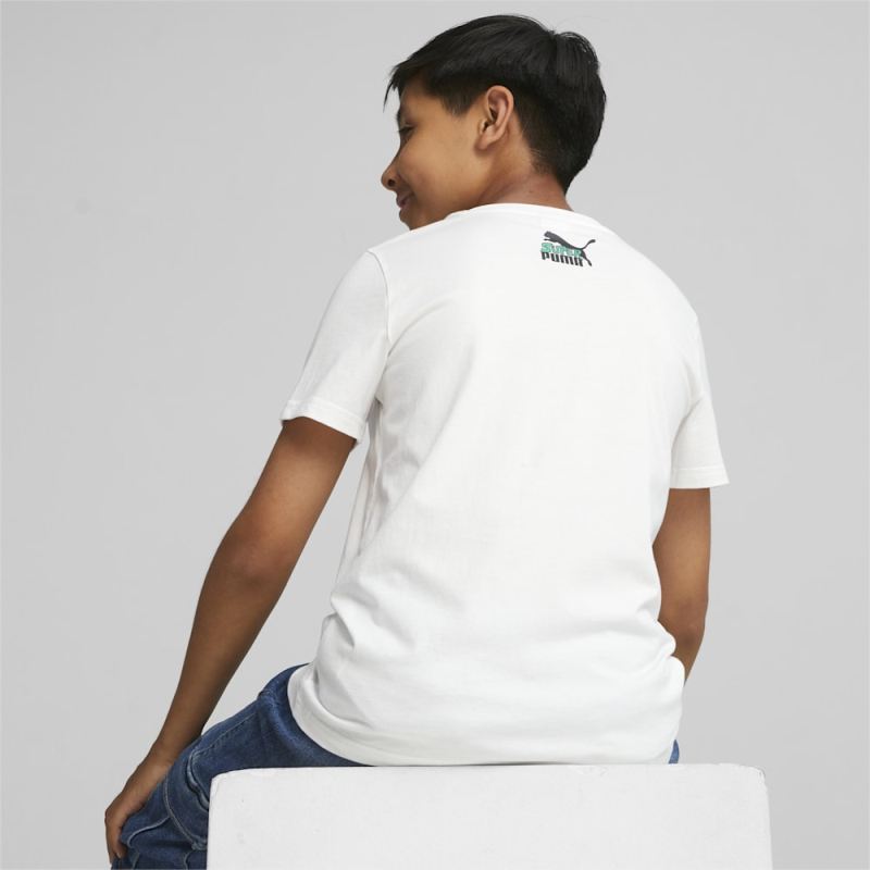 Puma | Boys Classics SUPER Puma | Boys Tee - White