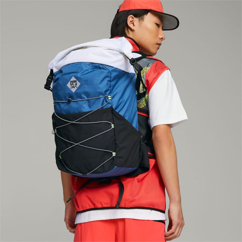 Puma | Men's x PERKS AND MINI Hiking Backpack - Lake Blue-White