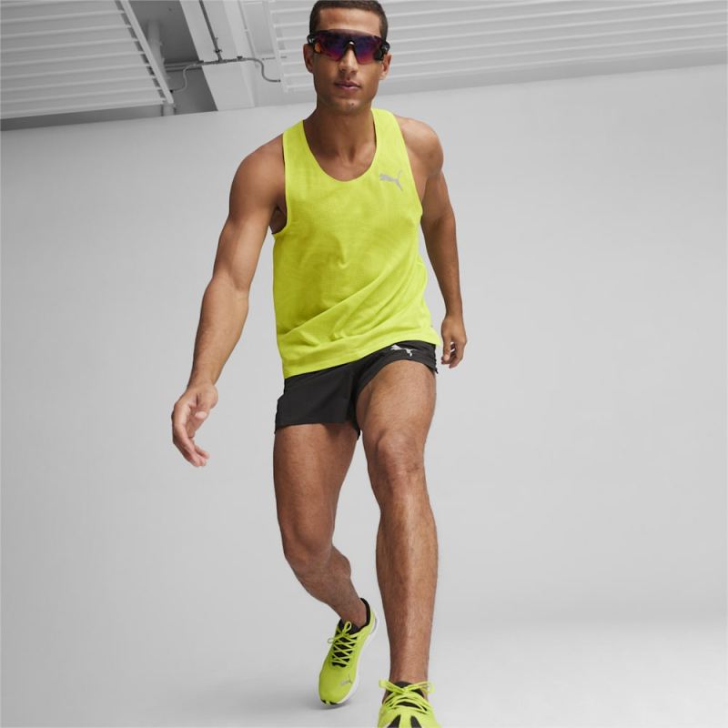 Puma | Men's RUN ULTRASPUN Running Singlet - Lime Pow