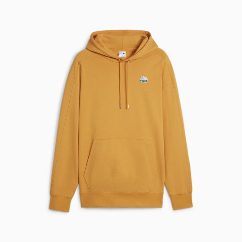 Puma | Men's For the Fanbase T7 SUPER Puma | Men's Hoodie - Ginger Tea