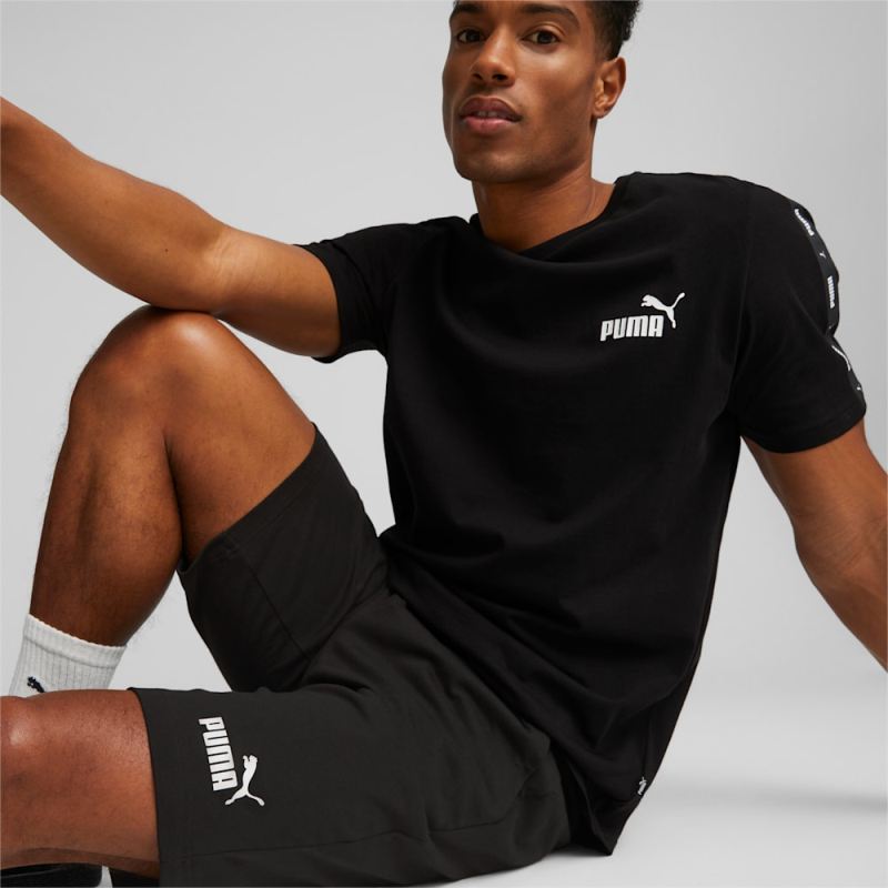 Puma | Men's Essentials Jersey Shorts - Black