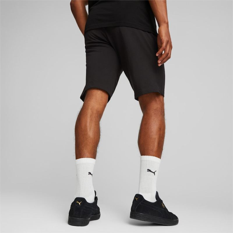 Puma | Men's Essentials Jersey Shorts - Black