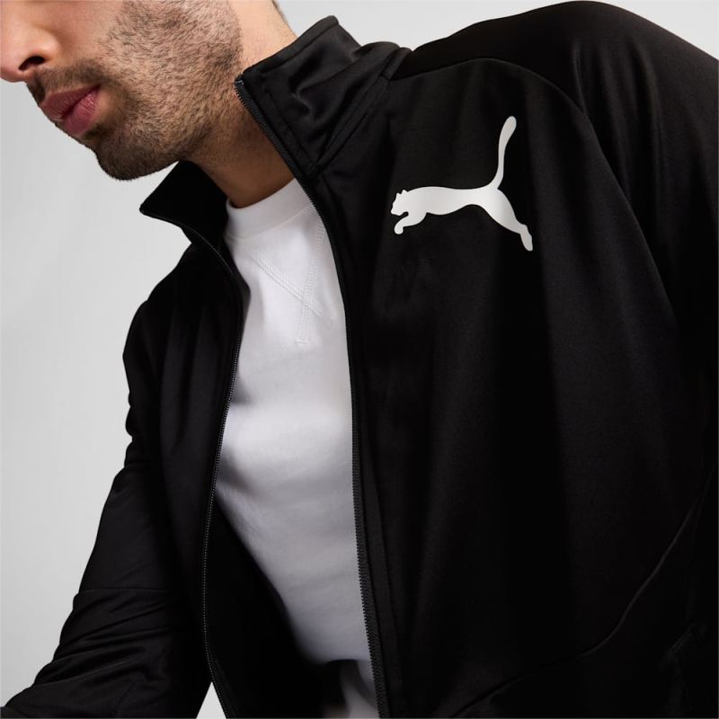 Puma | Men's Contrast 2.0 Track Jacket - Black-White