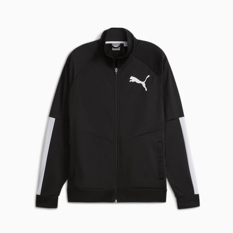 Puma | Men's Contrast 2.0 Track Jacket - Black-White