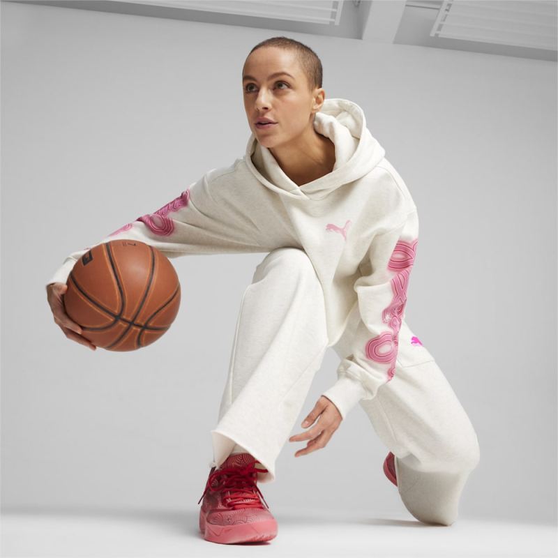 Puma | Women's Game Love Heartbreak Basketball Sweatpants - Vapor Gray Heather